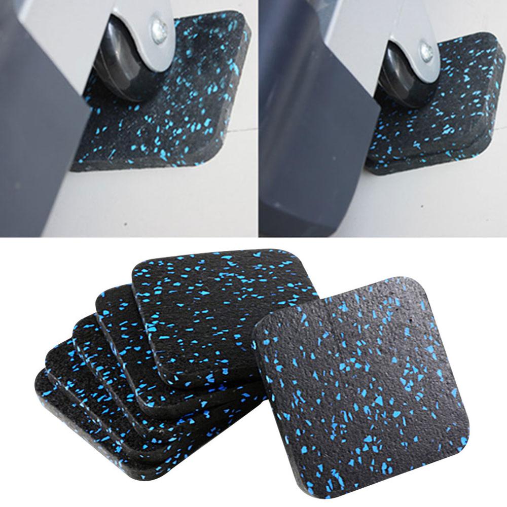 Tappetino Assorbente Per Attrezzi Palestra 120x60 Cm - Base Per Tapis Roulant, Cyclette E Bici Fitness (NBR, Nero)