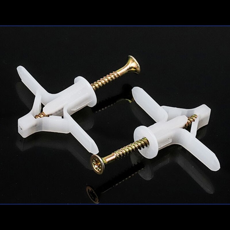 Hollow Wall Anchors Plasterboard Plugs &amp; Screws Aircraft/Butterfly Expansion Anchors Bolts Frame Fixings Expansion Tube