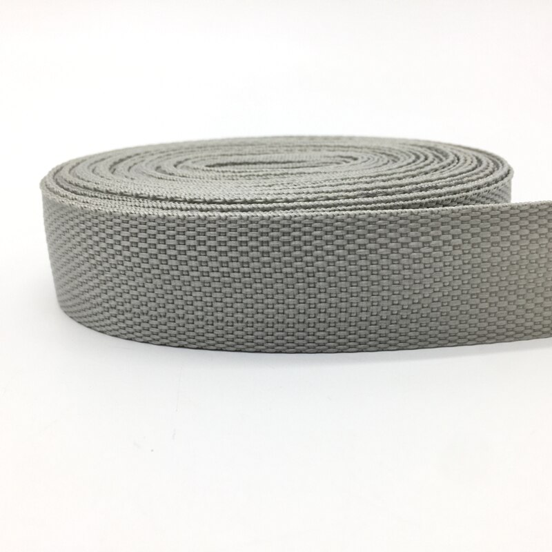 10 Yards 30Mm Canvas Lint Heuptas Singels Nylon Lint Knapzak Strapping Naaien Tas Riem Accessoires: Silvery Grey