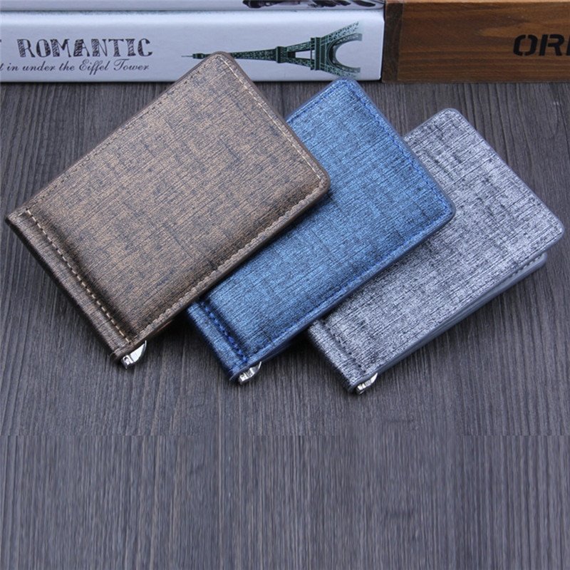 Brand Wallet For Credit Cards Holder Men Large Card Wallets Female Organizer PU Leather Dollar Clip Coin Purse Bag 28