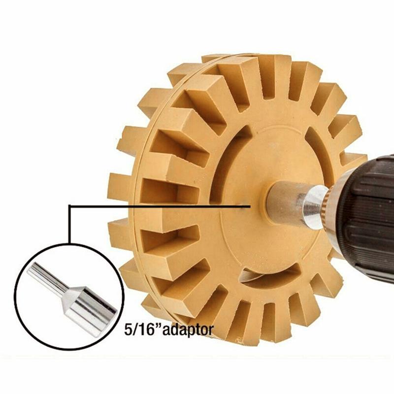Car Sticker Remover Wheel Decal Glue Tape Rubber Eraser Wheel Paint Cleaner Car Polish Auxiliary Tool