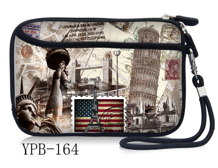 Cool Portable Hard Disk Drive Shockproof Zipper Cover Bag Case 2.5" HDD Bag Hardcase Black: Stamp