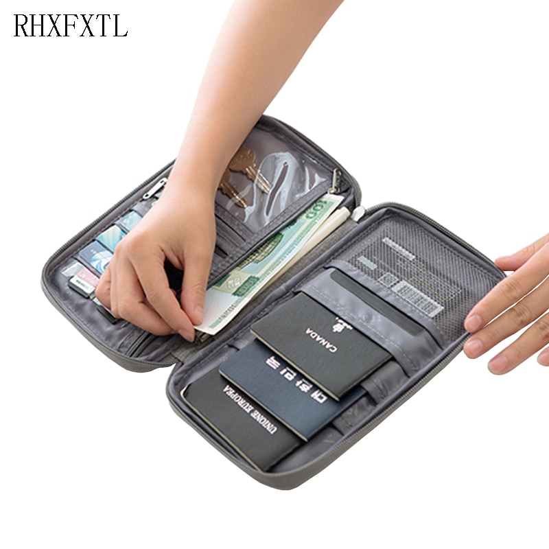 RHXFXTL Brand Passport Covers Holder Card Package Credit Card Holder Wallet Organizer Travel accessories Document bag cardholder