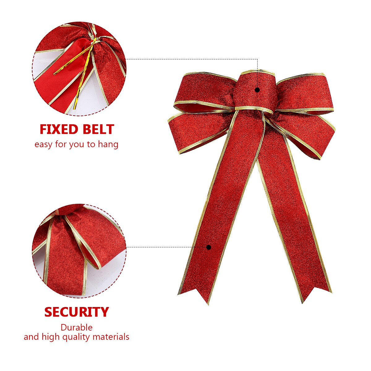 CAXUSD 40 Stück Weihnachtsglocken Aus Schaumstoff - DIY Baumdekoration Zum Bemalen