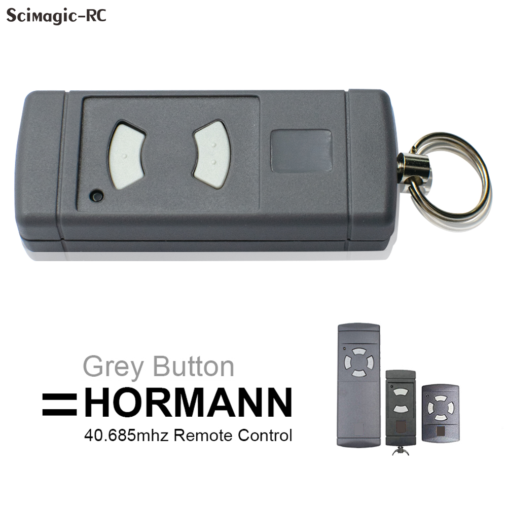 HORMANN HSE2-40 HSE4-40 HS2-40 HS4-40 HSM2-40 HSM4-40 télécommande de porte de Garage HORMANN 40.685MHz bouton gris