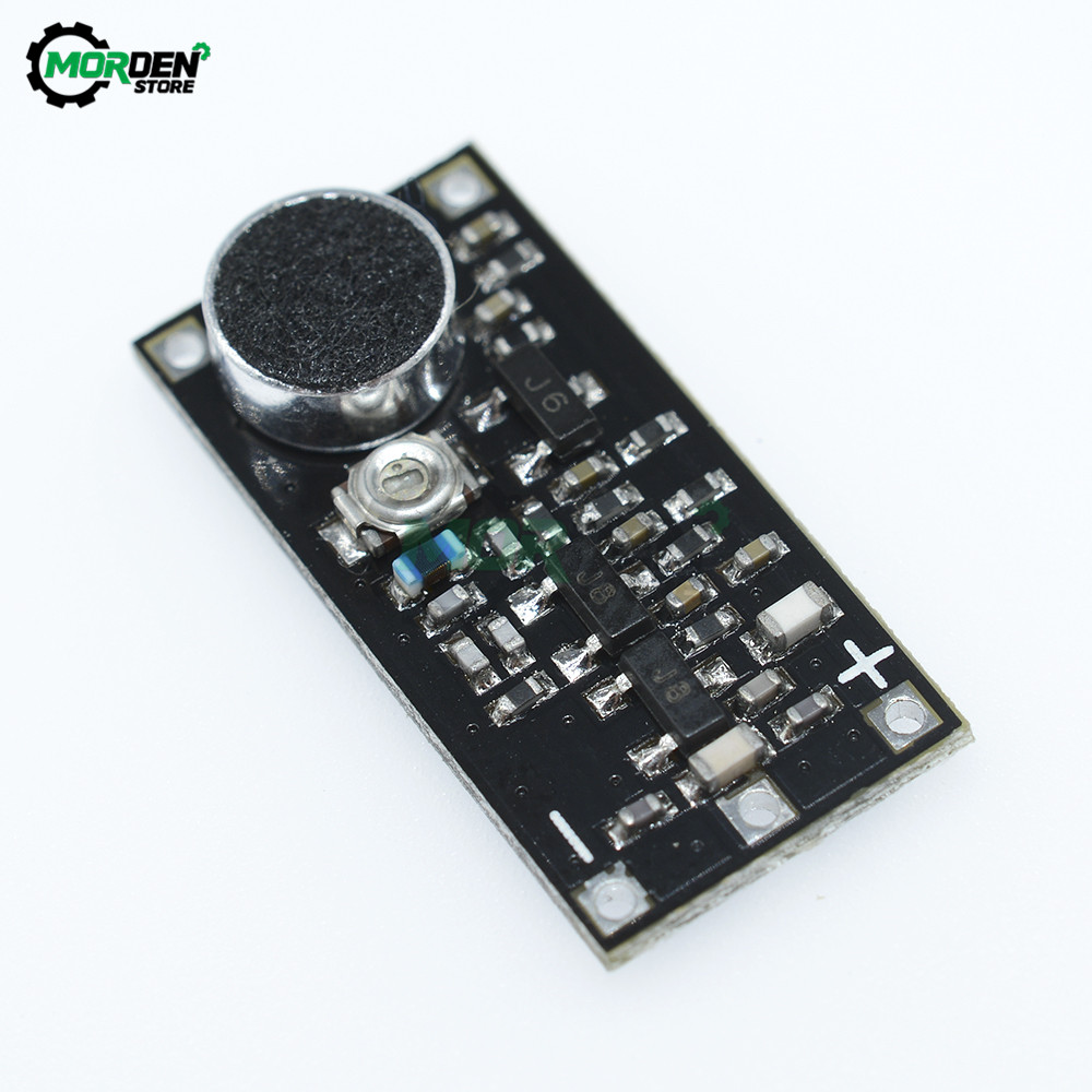 800M 85-115Mhz Fm-zender Draadloze Microfoon Surveillance Frequentie Board Module Voor Arduino Verstelbare Condensator Dc 100M