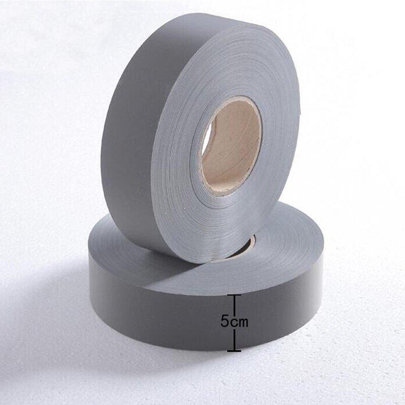 High Visibility Gery Reflective Polyester Fabric for Clothing Sew On