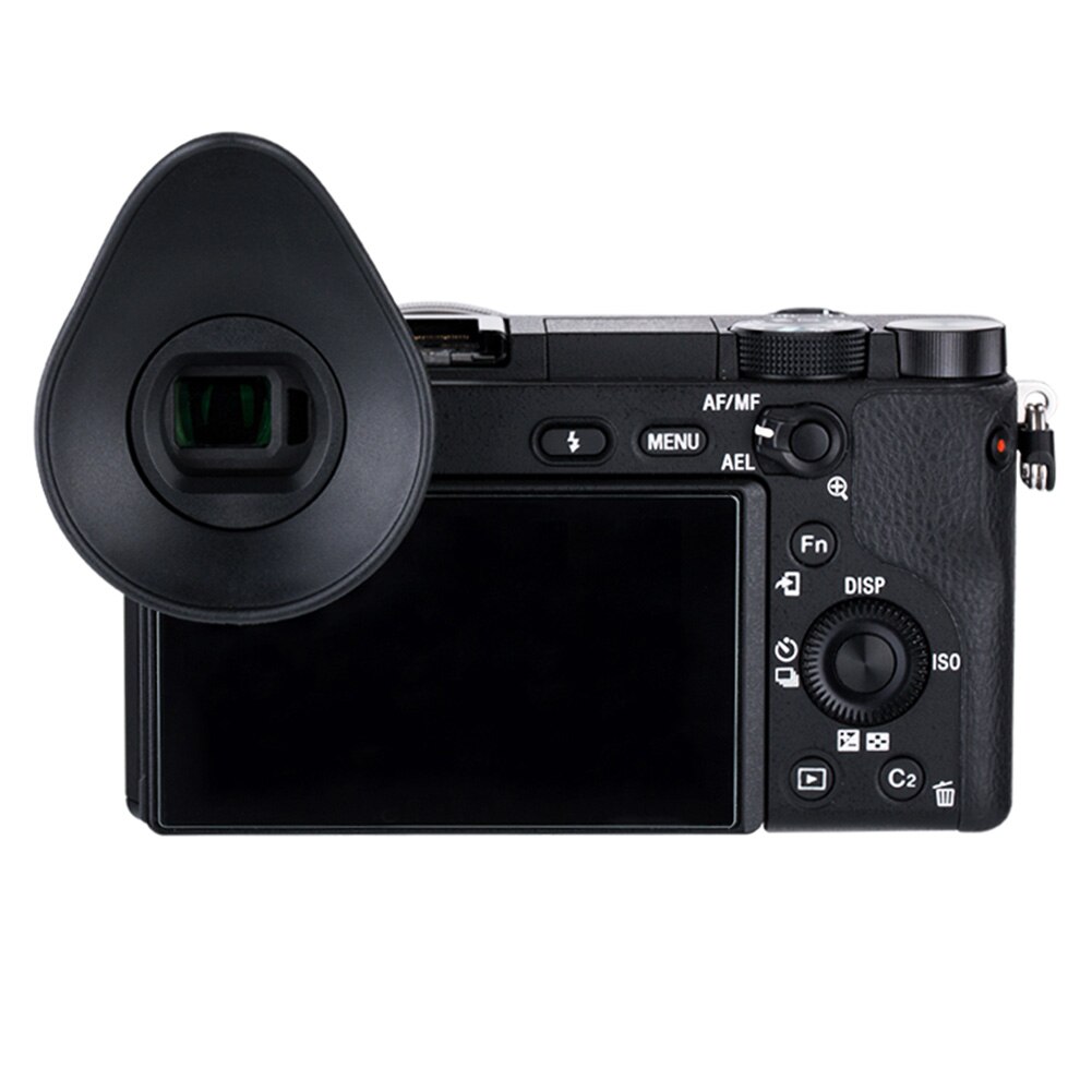 Zachte Siliconen Oculairs Ergonomische Camera Oogschelp Accessoires 360 Graden Draaien Grote Cover Duidelijker Voor Sony A6000 A6300 NEX-7