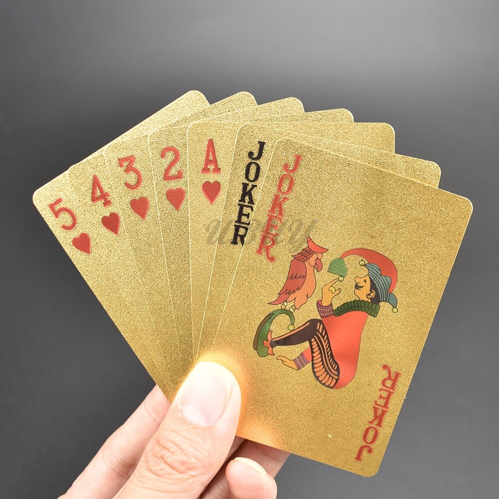 UB The American Statue Of Liberty Plastic Gold And Silver playing card