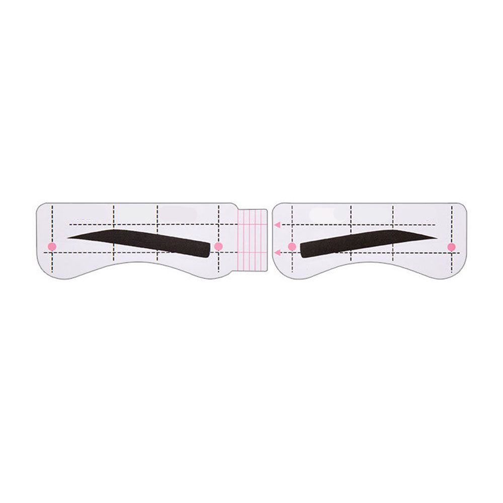 10 Vellen Wenkbrauw-Vormige Lui Tekening Wenkbrauw Kaart Quick Wenkbrauw Sticker Een-Lijn Wenkbrauw Make-Up Extra Tool Set verstelbare: 05