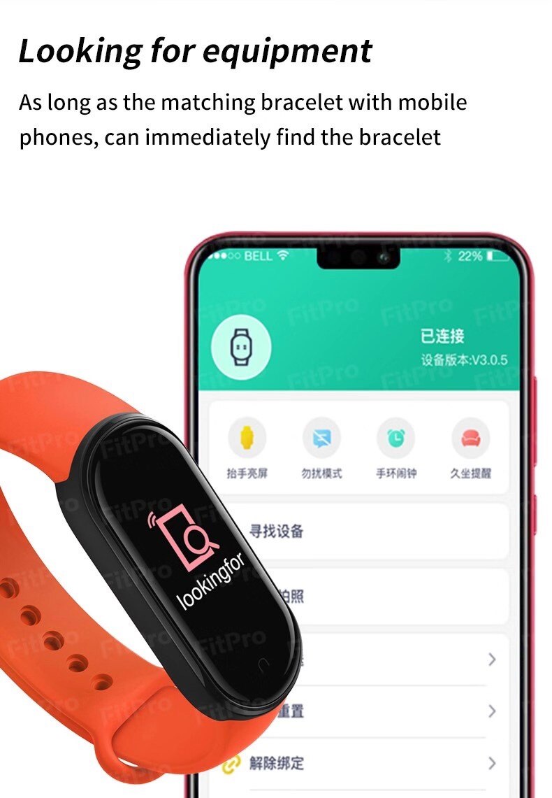 M5 Sport Smart Watch Men Bluetooth Watch Wristband Fitness Tracker Women Call Smart watch Play Music Bracelet Smart band