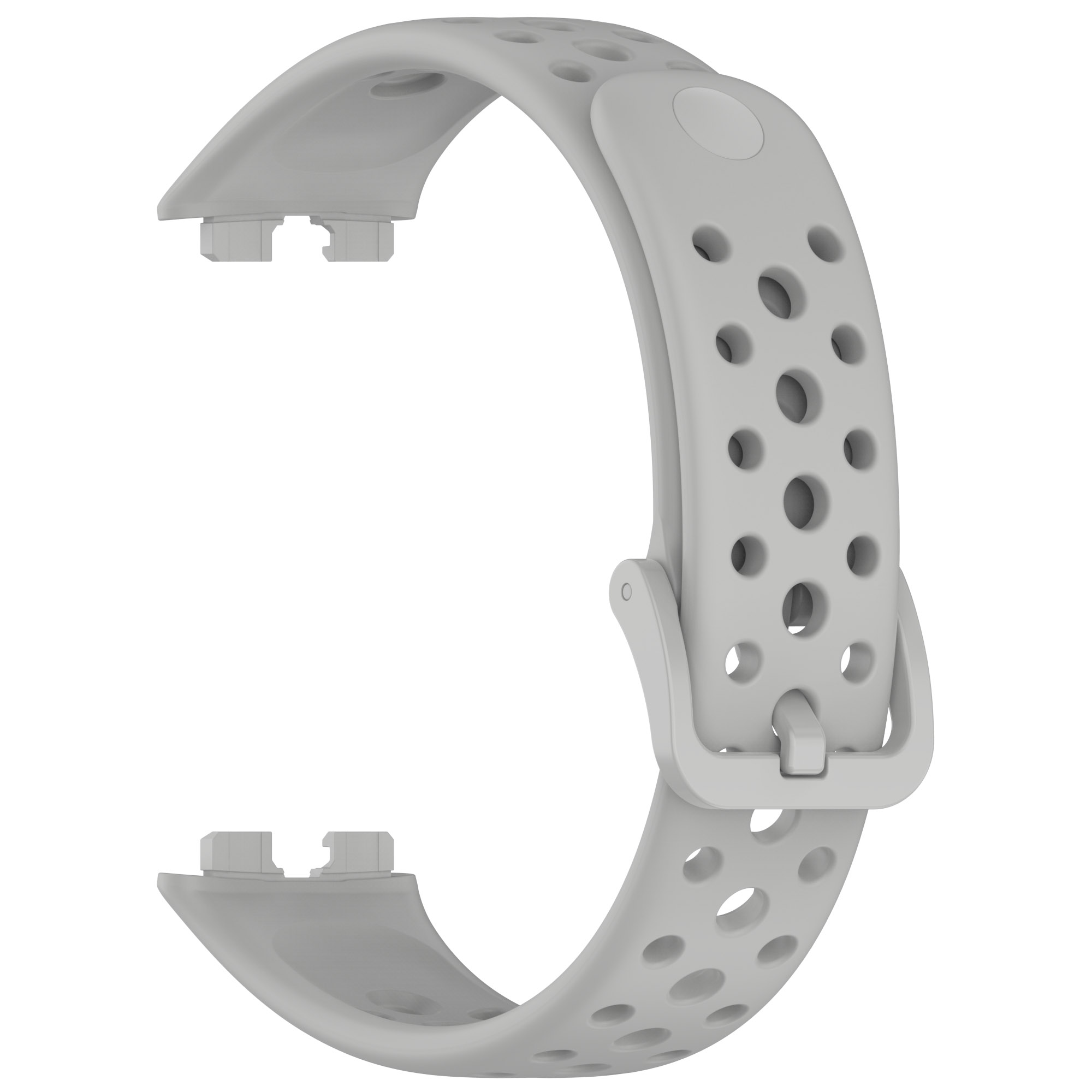 Bracelet de montre de sport respirant en Silicone pour Bracelet de remplacement Huawei Band 9/8: Charbon noir