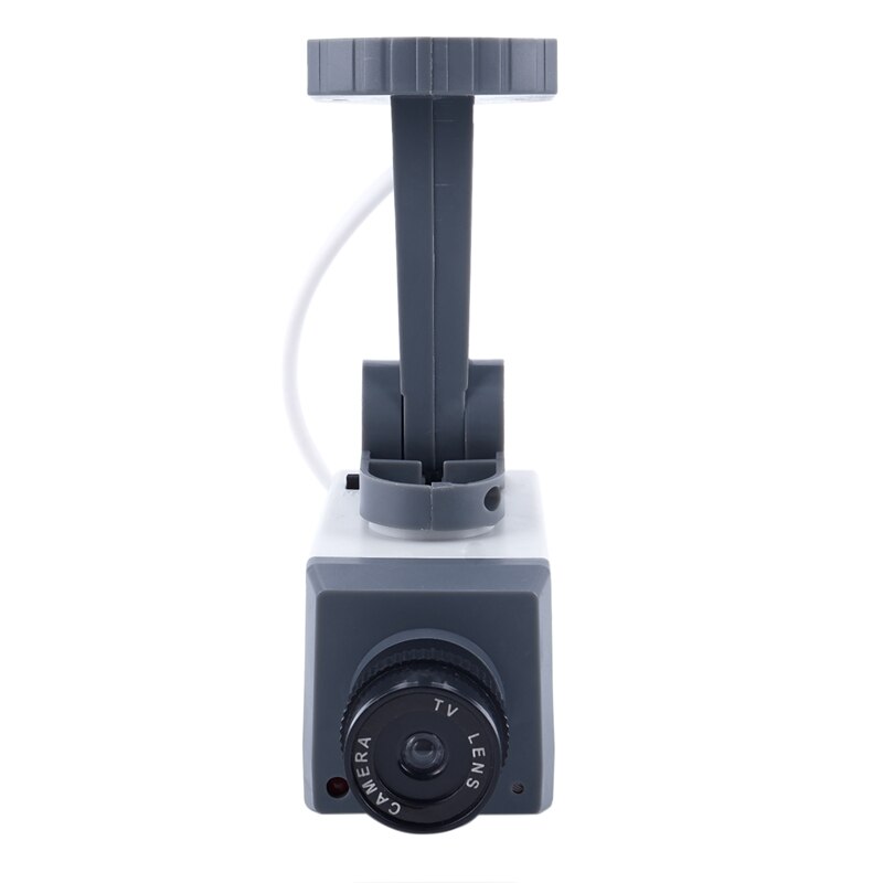 Di SICUREZZA fittizia LED FOTOCAMERA Girevole Motion Activated Luce-Potenza Della Batteria A Casa Falso