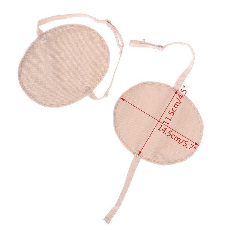 1Pair Skin Color Reusable Washable Underarm Sweat Shield Pad washable Armpit Sweat Absorbing Guards Shoulder Strap