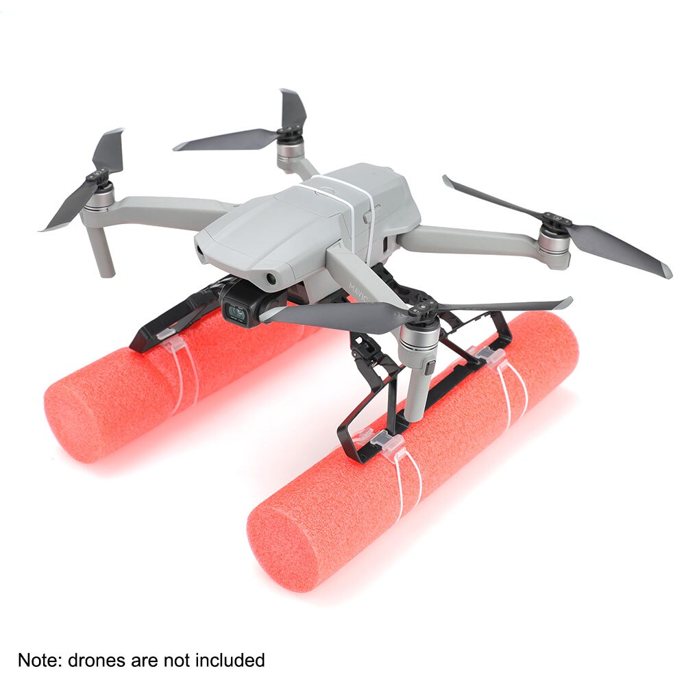 Opvouwbare Demping Verhoogde Drone Accessoires Met Nachtlampje Landingsgestel Drijvende Stok Training Ondersteuning Voor Dji Mavic Air 2