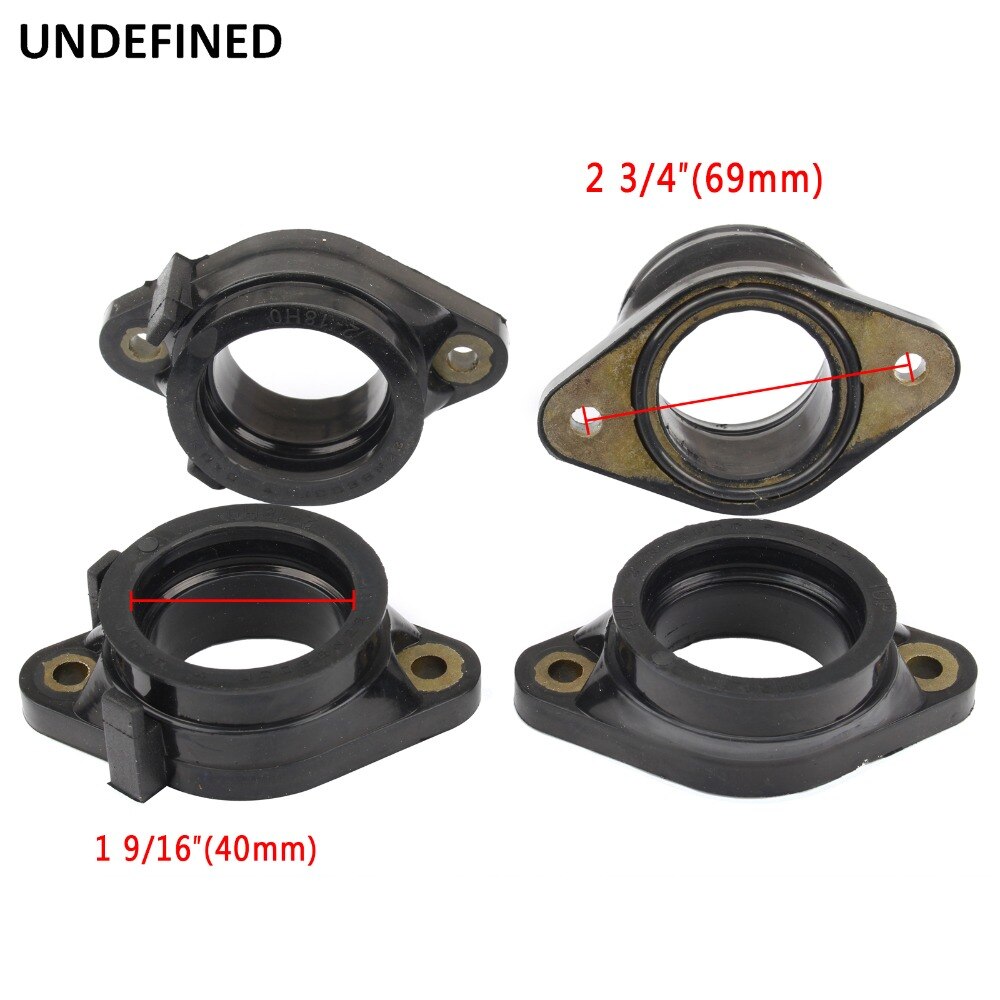 4 pcs Motorcycles Carburetor Intake Manifold Joint Boots Set for Suzuki GSF1250 Bandit GSX1250 2007 - UNDEFINED