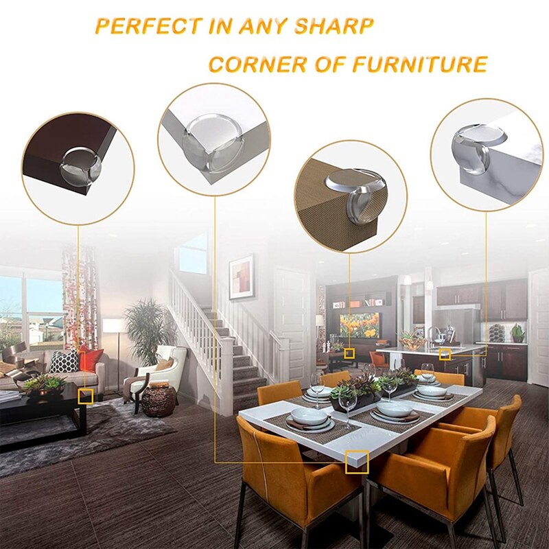 Protezione angolare protezione bambino tavolo protezione angolare mobili di sicurezza per bambini protezione angolare 12 pezzi