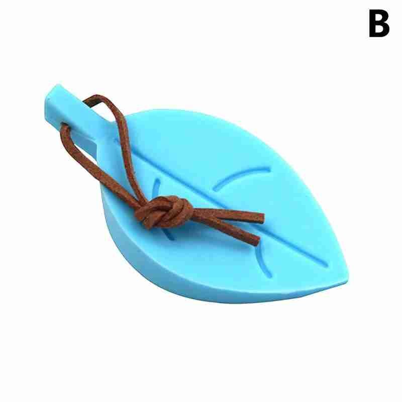 Leaves Silicone Rubber Door Stop Stoppers Door Block Children Anti-Folder Hand Security Door Card Hanging Door Stop: B