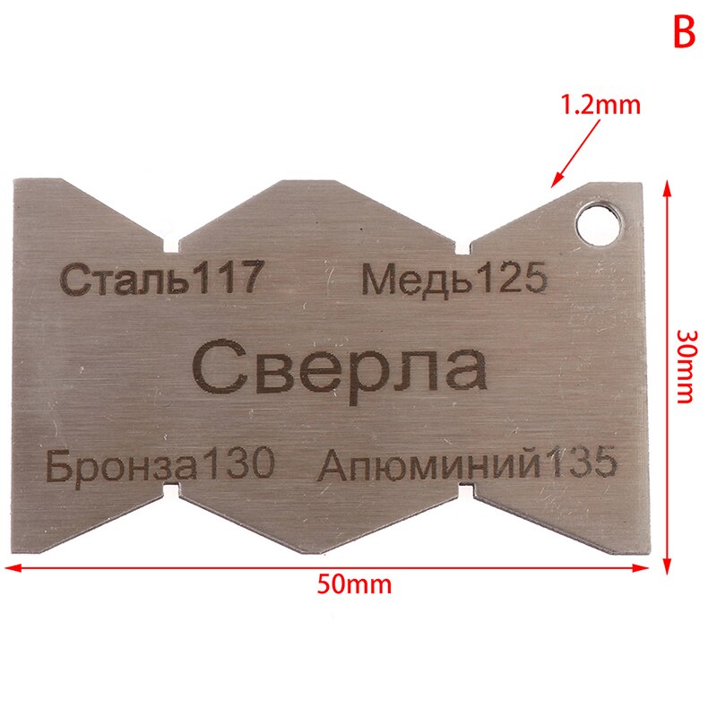 Machining Threads Screw Cutting Gauge Stainless Steel Angle Arc Model Angles Measure Tool Measuring Gauging Tools Gauges: B