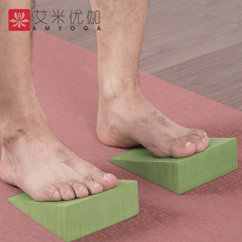 Planche inclinée en mousse de Yoga, brique en bois, équipement de Fitness, accessoires