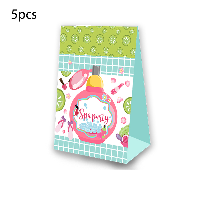 SPA Theme Party Favor Popcorn Box Candy Box Box theme Birthday Party Supplies Decoration Party Suppli: Candy Box-D-5PCS