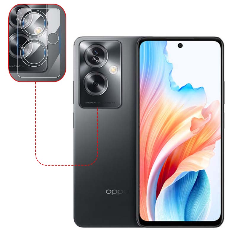 Protector de lente para OPPO A79 / A2 5G 6,72 "Ultra claro, delgado, suave, transparente, película para lente de cámara trasera, no vidrio templado
