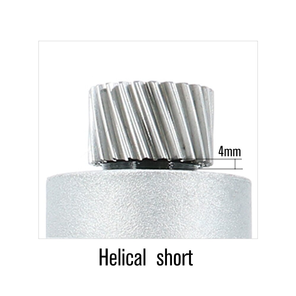 1.5 mod gearbox straight gear Helical gear 12.7mm / 14mm input hole speed ratio 5:1 for 1.5 Modulus straight Helical rack: 12.7mm input hole / Helical short shaft