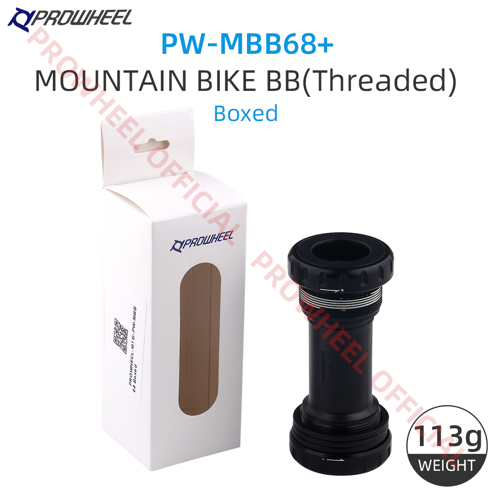 PROWHEEL Bicycle Bottom Bracket RBB68+ MBB73+ MBB68+ BB73+ Threaded Bottom Bracket MTB Bike Bearing MTB Sealed Bearing BB Part