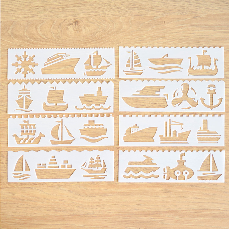 Journamm Finger Painting Kit Drawing Stencils Colorful Inkpad DIY Scrapbooking Stationery Paint Tool School Supplies: VIOLET