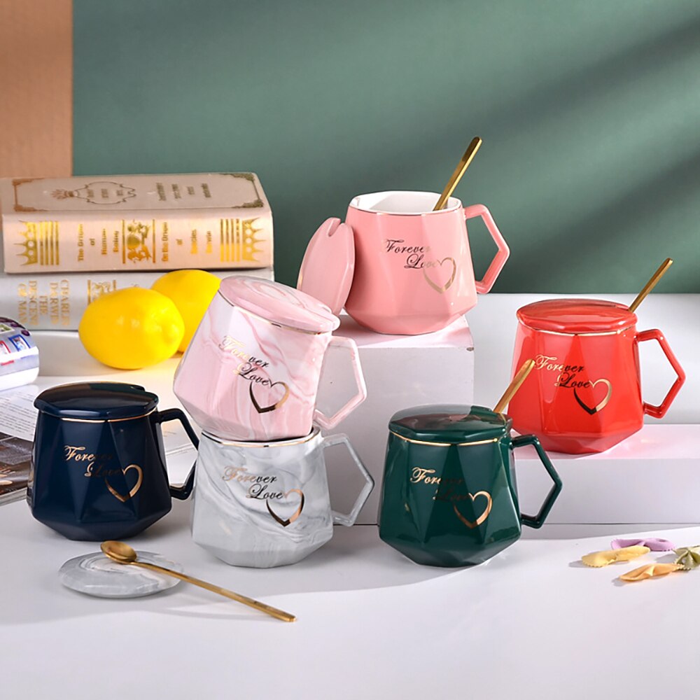 Leuke Keramiek Koffie Mok Met Deksel Grote Capaciteit Dier Mokken Drinkware Koffie Thee Kopjes Melk Cup