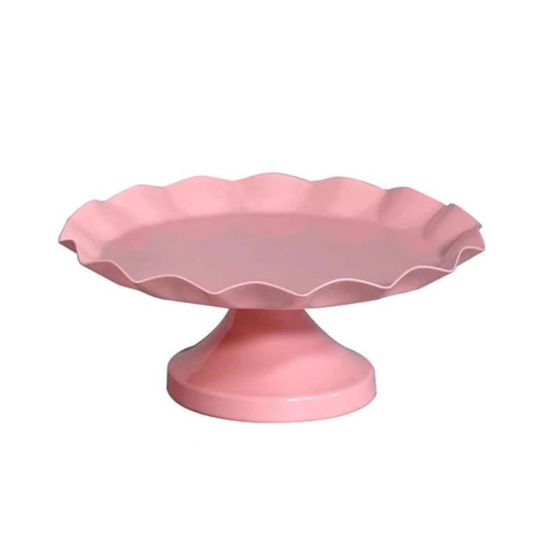 1 PC Round Cake Stand Metal Material Cakes Display Stand Dessert Cupcake Display