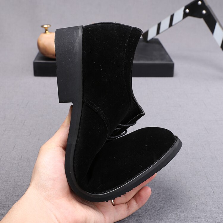 Mocassins plats en daim pour hommes, chaussures de bal, de fête, de mariage, pointues, de styliste, nouvelle tendance