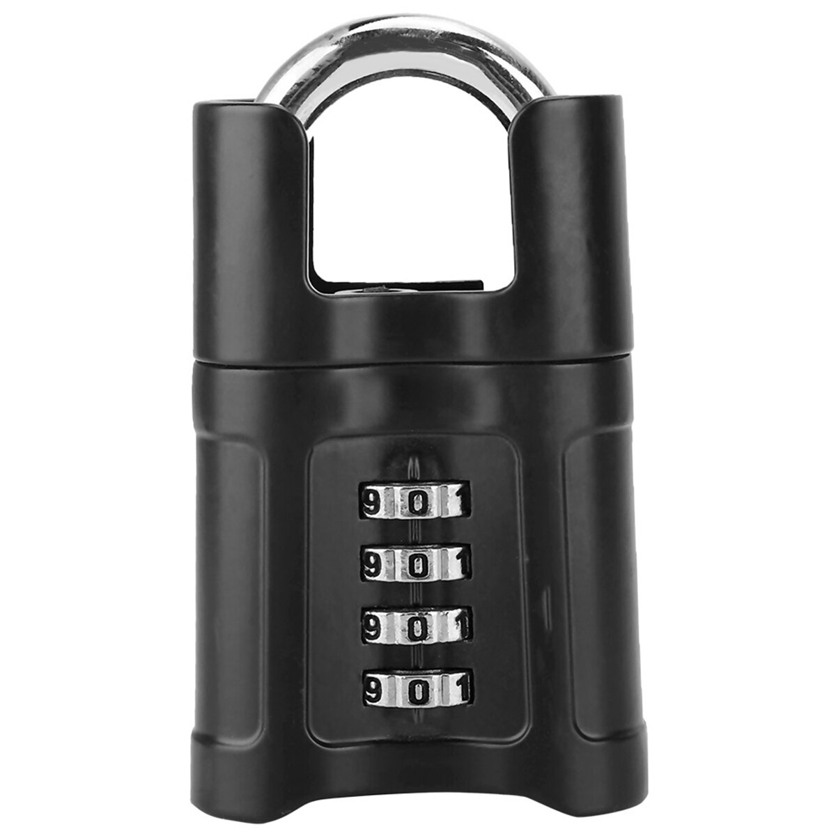 4 Digit Code Password Combination Padlock Waterproof High Security Zinc Alloy Door Lock​​ For Warehouse Courtyard Doors