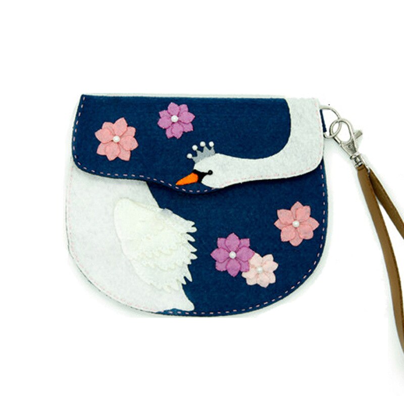 Hand Bag Large Collection Change Hand Holding Small Bag Unwoven Hand-woven Fabric Diy Material Bag Package Cut-free Purses