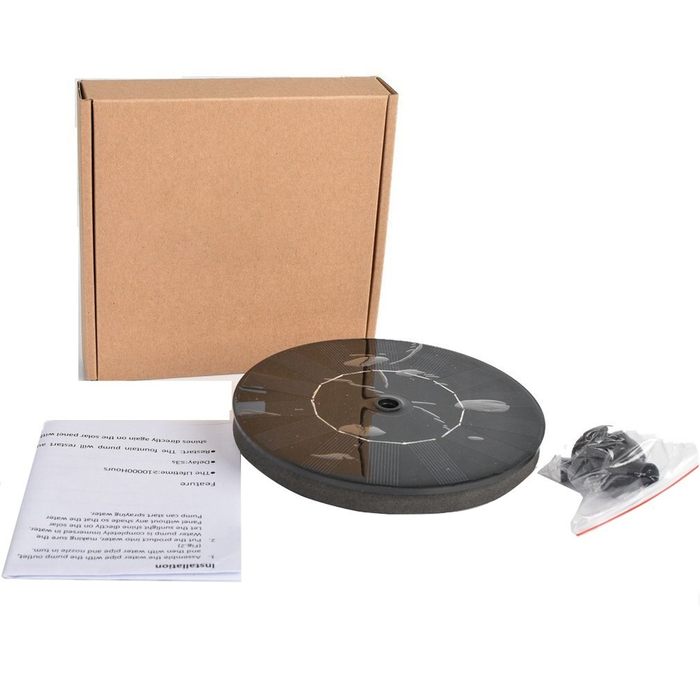 LED light fountain pump solar energy fountain floating outdoor pool water Function floating water fountain