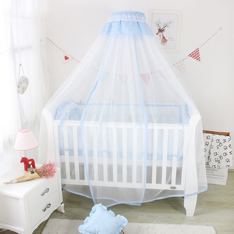INS Babybett Sommer Moskito Net Tür Typ Spitze Netting Baby Krippe Vorhang Baby Bett Bettwäsche Dekor für Schlafzimmer