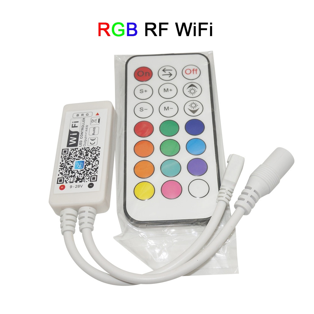 DC12-24V Mini WIFI LED RGB / RGBW Regler kabellos RF Fernbedienung IOS/Android Smartphone für RGBCW/RGBWW RGB LED Streifen