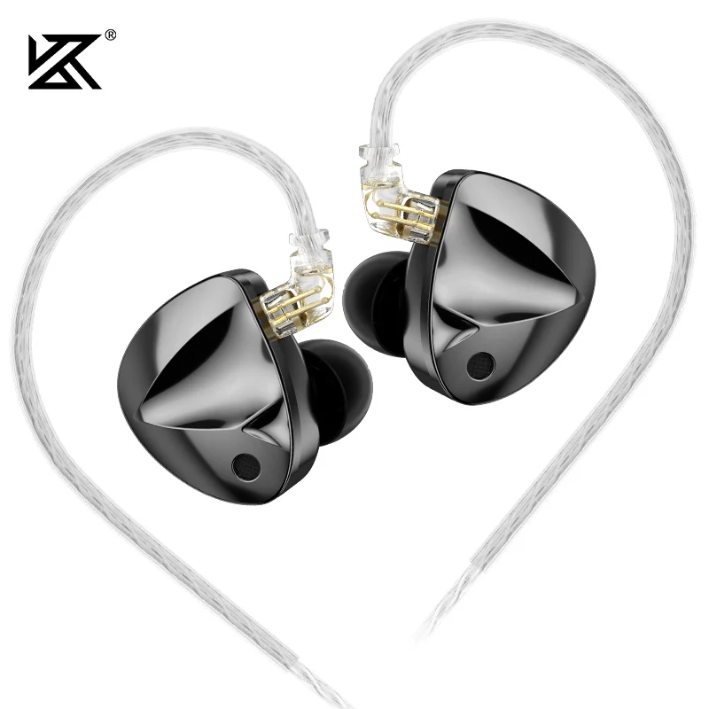 KZ D-FI In-Ear Monitor Oordopjes - HiFi Geluid, Afneembare 2PIN Kabel, Tuning Functie: Rood