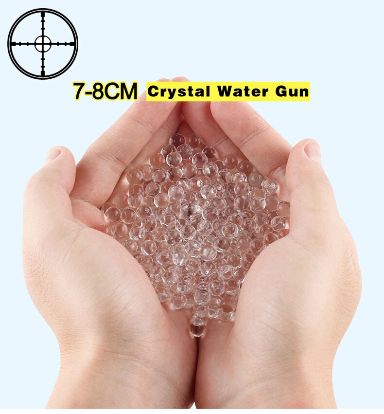 250 teile/beutel Kristall Boden Hydrogel Gel Polymer Wasser Perlen 7-8mm Pistole Blume Hochzeit Dekoration Wachsenden Wasser Bälle wohnkultur