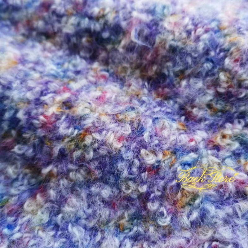 Feder Schleife Faden handgewebtes Garn DIY Häkelnadel Handstricken Kreis Garn DIY Pullover Jacke Wolle Schal Hut Wolle gestrickt