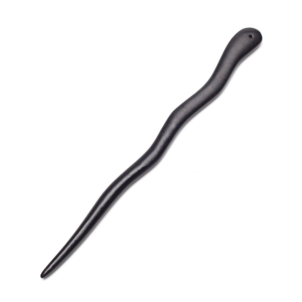 Japanse Haar Sieraden Ornamenten Voor Vrouwen Traditionele Wood Sticks Pins Diy Hoofd Accessoires Casual Alledaagse Haarspelden Hairwear: black