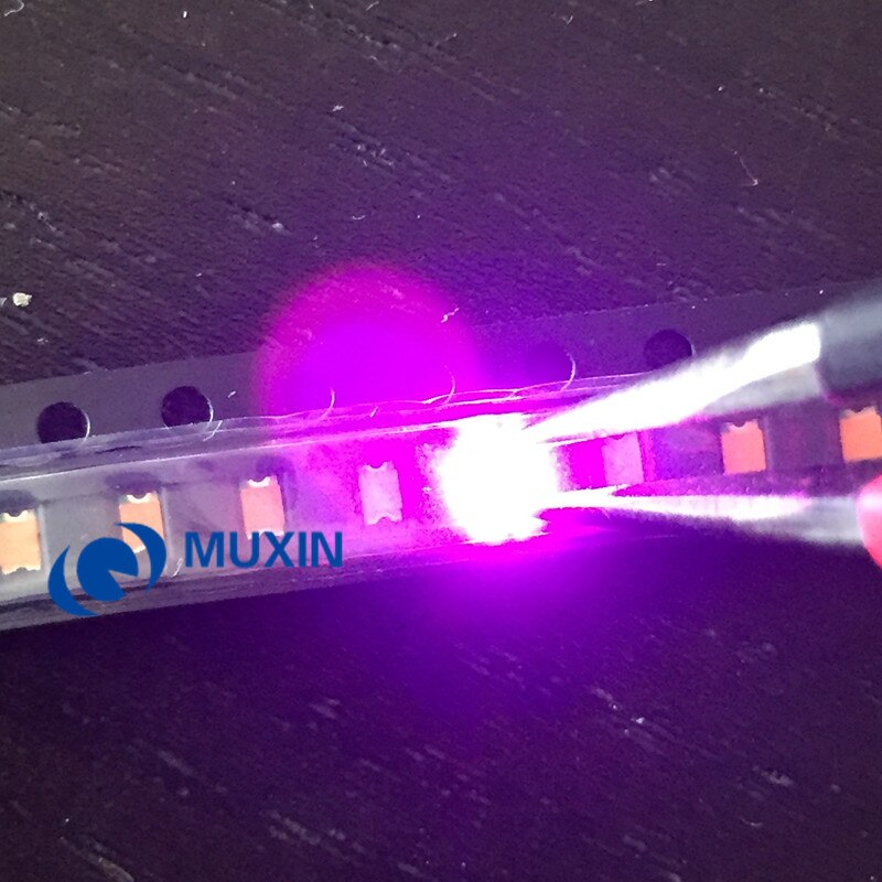 100pcs SMD 0805 ) Pink Surface Mount LED Chip Diode 3.2V Superflux Light Emitting Diode Lamp Electronics Components for PCB