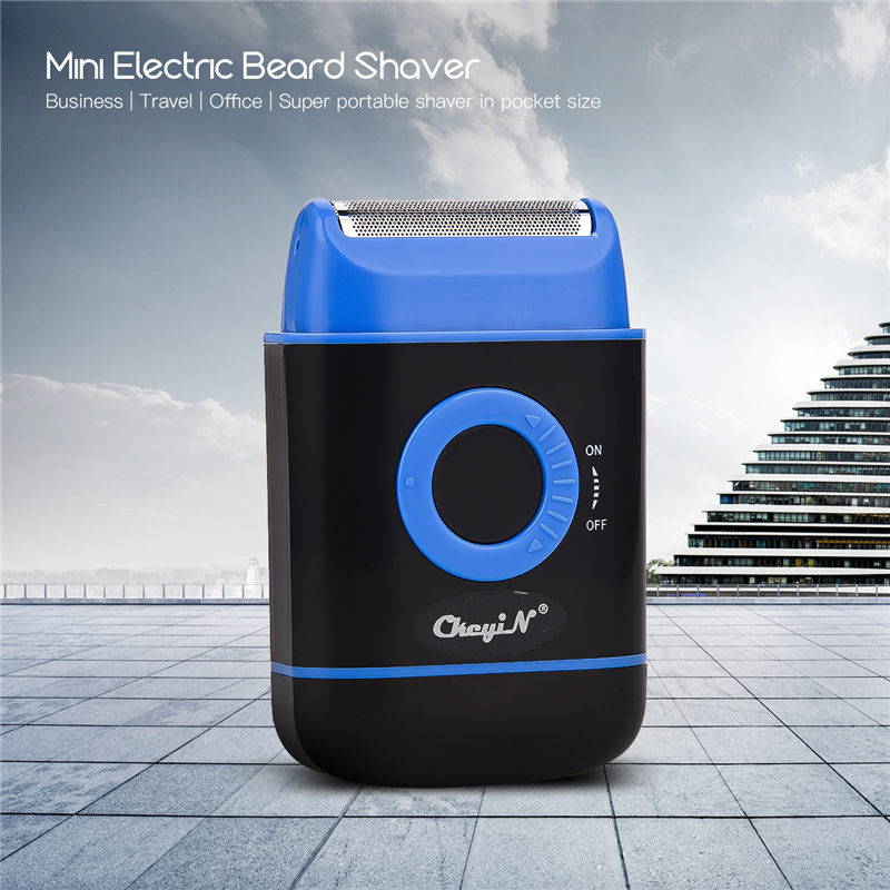 Powered Electric Battery Shaver Razor Beard Trimmer Men Hair Removal Single Blade Beard Shaver Face Care Tool Shaving Machine