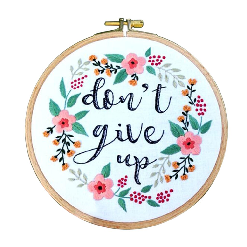 Borduurwerk Starter Kit Borduurpakketten Handgemaakte Handwerken Krans Patroon: Garland 2