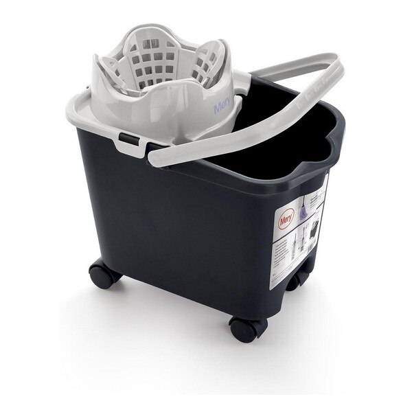 Cubo de Fregona con Escurridor Automático Rayen 14 L (38,5 x 39 x 25,5 cm)