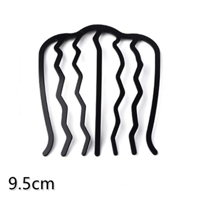 Clip de peinado para mujer, herramientas de trenzado de cabello, accesorios para el cabello, horquilla de inserción, peine: 4