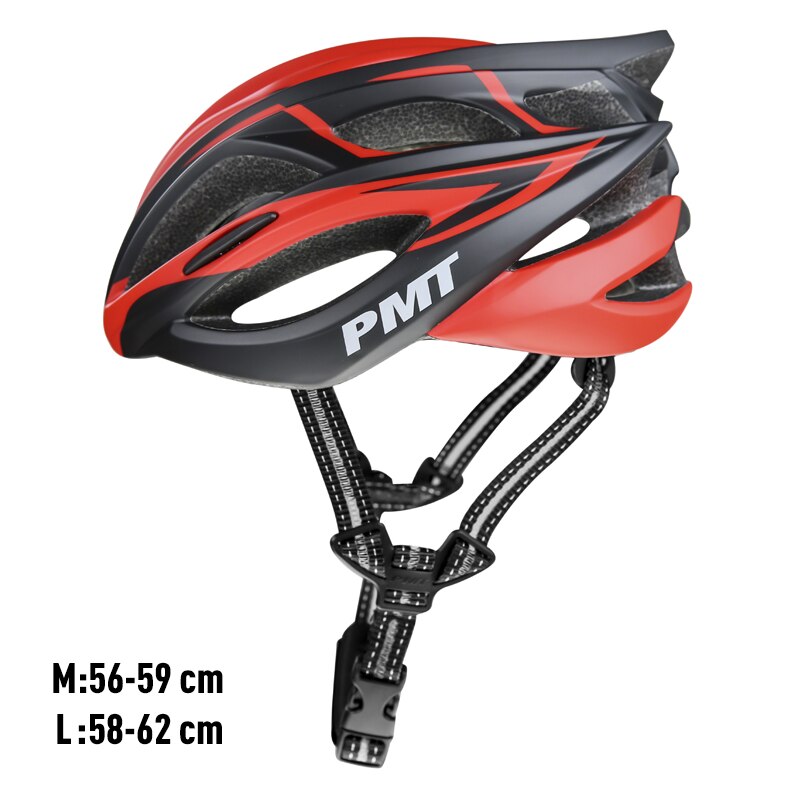 Santic PMT Cyclisme Casque De Sécurité Mat Noir Pour Hommes et Femmes Vélo Casque De Vélo De Route de Montagne monobloc Cyclisme Casque 6: M-12HR / M