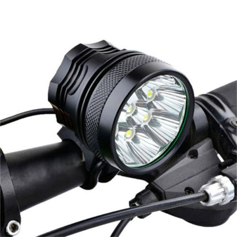 28000 Lm 11 * T6 LED Fiets lantaarn fiets Koplamp Lamp Zaklamp Lichten 6400 mAh batterij farol bike licht #2A26