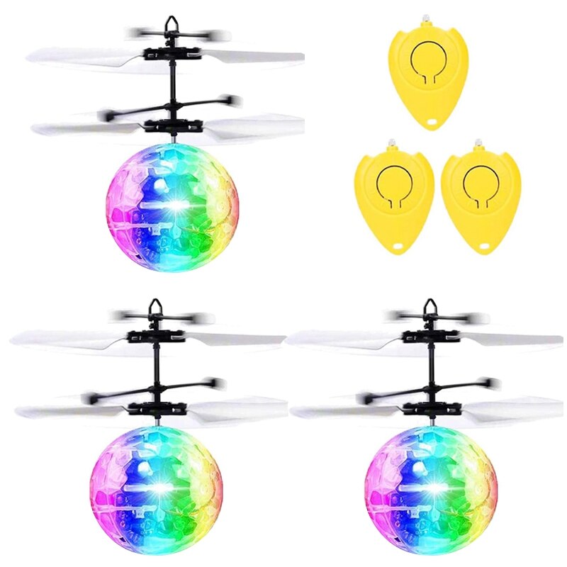 Led Vliegende Bal Speelgoed, Oplaadbare Bal Drones Infrarood Inductie Helikopter