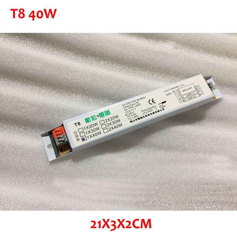 1 ST 220-240 V AC 40 W T8 Breed Voltage T8 Elektronische Ballast Fluorescentielamp Voorschakelapparaten 50/60 HZ